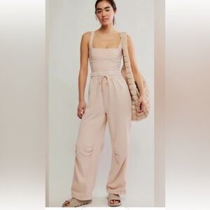 Free People X FP Movement Inbound Onesie in Cashmere NWOT XS